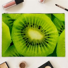 Kiwi Fruits, Close-up, Exotic Fruit Cosmetic Bag (xxl) by kyorashop23