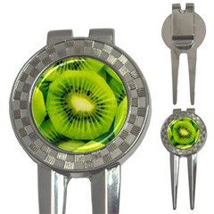 Kiwi Fruits, Close-up, Exotic Fruit 3-in-1 Golf Divots