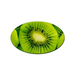 Kiwi Fruits, Close-up, Exotic Fruit Sticker Oval (100 Pack) by kyorashop23