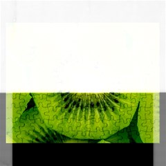 Kiwi Fruits, Close-up, Exotic Fruit Rectangular Jigsaw Puzzl by kyorashop23