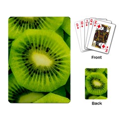 Kiwi Fruits, Close-up, Exotic Fruit Playing Cards Single Design (rectangle) by kyorashop23