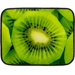 Kiwi Fruits, Close-up, Exotic Fruit Fleece Blanket (mini)