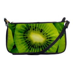 Kiwi Fruits, Close-up, Exotic Fruit Shoulder Clutch Bag