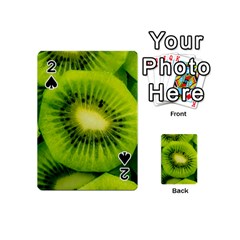 Kiwi Fruits, Close-up, Exotic Fruit Playing Cards 54 Designs (mini) by kyorashop23