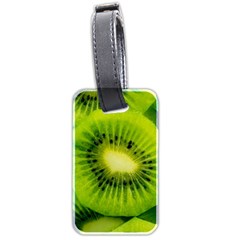 Kiwi Fruits, Close-up, Exotic Fruit Luggage Tag (two Sides)