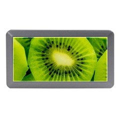 Kiwi Fruits, Close-up, Exotic Fruit Memory Card Reader (mini)