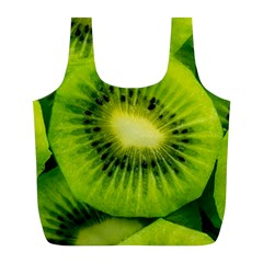 Kiwi Fruits, Close-up, Exotic Fruit Full Print Recycle Bag (l)