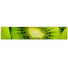 Kiwi Fruits, Close-up, Exotic Fruit Large Premium Plush Fleece Scarf  by kyorashop23