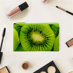 Kiwi Fruits, Close-up, Exotic Fruit Cosmetic Bag (xs) by kyorashop23