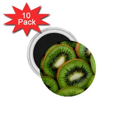 Kiwi Texture, Background With Kiwi, Fruits, Kiwi 1.75  Magnets (10 pack) 