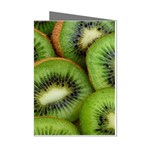 Kiwi Texture, Background With Kiwi, Fruits, Kiwi Mini Greeting Cards (Pkg of 8) Left