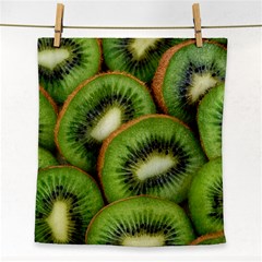 Kiwi Texture, Background With Kiwi, Fruits, Kiwi Face Towel