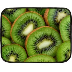 Kiwi Texture, Background With Kiwi, Fruits, Kiwi Fleece Blanket (Mini)