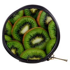 Kiwi Texture, Background With Kiwi, Fruits, Kiwi Mini Makeup Bag