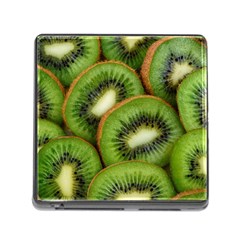 Kiwi Texture, Background With Kiwi, Fruits, Kiwi Memory Card Reader (Square 5 Slot)