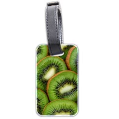 Kiwi Texture, Background With Kiwi, Fruits, Kiwi Luggage Tag (two sides)