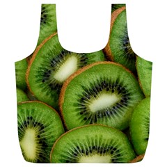 Kiwi Texture, Background With Kiwi, Fruits, Kiwi Full Print Recycle Bag (XL)