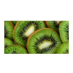 Kiwi Texture, Background With Kiwi, Fruits, Kiwi Satin Wrap 35  x 70 