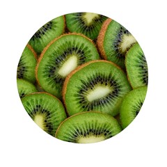 Kiwi Texture, Background With Kiwi, Fruits, Kiwi Mini Round Pill Box (Pack of 3)