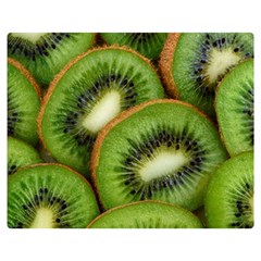 Kiwi Texture, Background With Kiwi, Fruits, Kiwi Premium Plush Fleece Blanket (Medium)