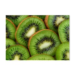 Kiwi Texture, Background With Kiwi, Fruits, Kiwi Crystal Sticker (A4)