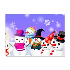 Let s Have Fun With Snowmen Sticker A4 (10 Pack) by kyorashop23