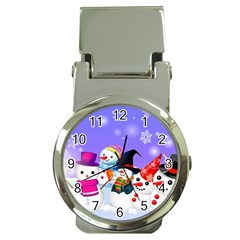 Let s Have Fun With Snowmen Money Clip Watches