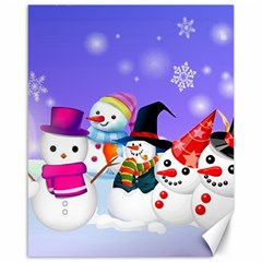 Let s Have Fun With Snowmen Canvas 16  X 20 