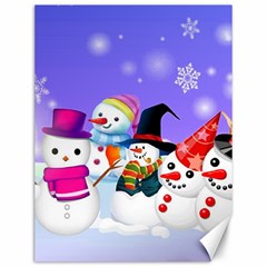 Let s Have Fun With Snowmen Canvas 12  X 16 