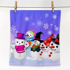 Let s Have Fun With Snowmen Face Towel