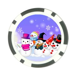 Let s Have Fun With Snowmen Poker Chip Card Guard (10 Pack) by kyorashop23