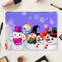 Let s Have Fun With Snowmen Cosmetic Bag (xl)