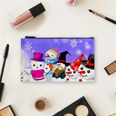 Let s Have Fun With Snowmen Cosmetic Bag (small) by kyorashop23