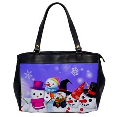 Let s Have Fun With Snowmen Oversize Office Handbag