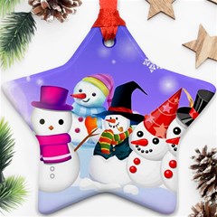 Let s Have Fun With Snowmen Ornament (star)