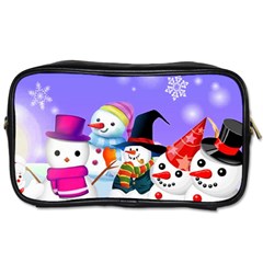 Let s Have Fun With Snowmen Toiletries Bag (one Side)