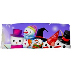 Let s Have Fun With Snowmen 25 x67  Body Pillow Case Dakimakura (two Sides)