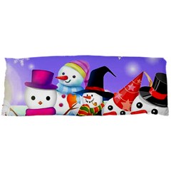 Let s Have Fun With Snowmen 15 x40  Body Pillow Case Dakimakura (two Sides) by kyorashop23