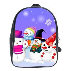 Let s Have Fun With Snowmen School Bag (xl)