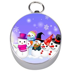 Let s Have Fun With Snowmen Silver Compasses