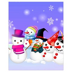 Let s Have Fun With Snowmen Drawstring Bag (small)