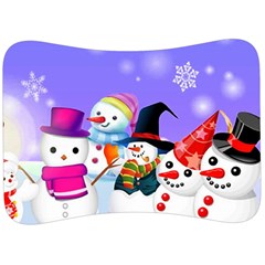 Let s Have Fun With Snowmen Velour Seat Head Rest Cushion