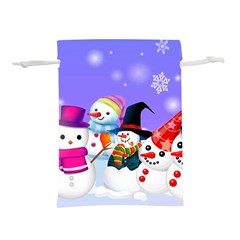 Let s Have Fun With Snowmen Lightweight Drawstring Pouch (s)