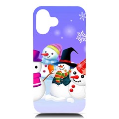 Let s Have Fun With Snowmen Iphone 16 Plus Black Uv Print Pc Hardshell Case