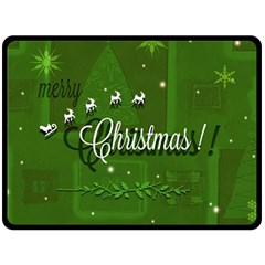 Merry Christmas , Holidays, Celebrations Two Sides Fleece Blanket (large) by kyorashop23