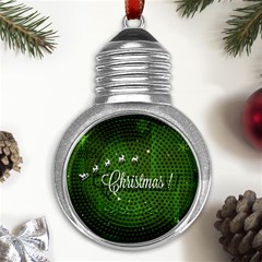 Merry Christmas , Holidays, Celebrations Metal Light Bulb Shape Ornament by kyorashop23