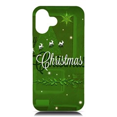 Merry Christmas , Holidays, Celebrations Iphone 16 Plus Black Uv Print Pc Hardshell Case