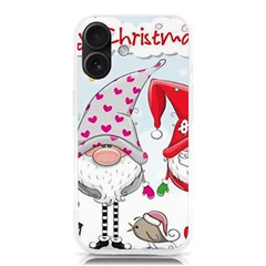 Merry Christmas, Christmas, Cute, Red, Merry, Gnomes Iphone 16 Tpu Uv Print Case