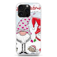 Merry Christmas, Christmas, Cute, Red, Merry, Gnomes Iphone 16 Pro Tpu Uv Print Case