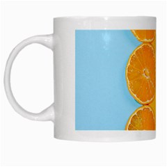 Orange, Slices, Fruit, Citrus White Mug